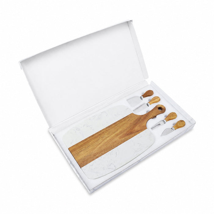 Marble Serving Board Set