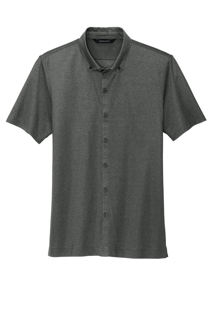 Mercer+Mettle MM1006 Stretch Pique Full-Button Polo