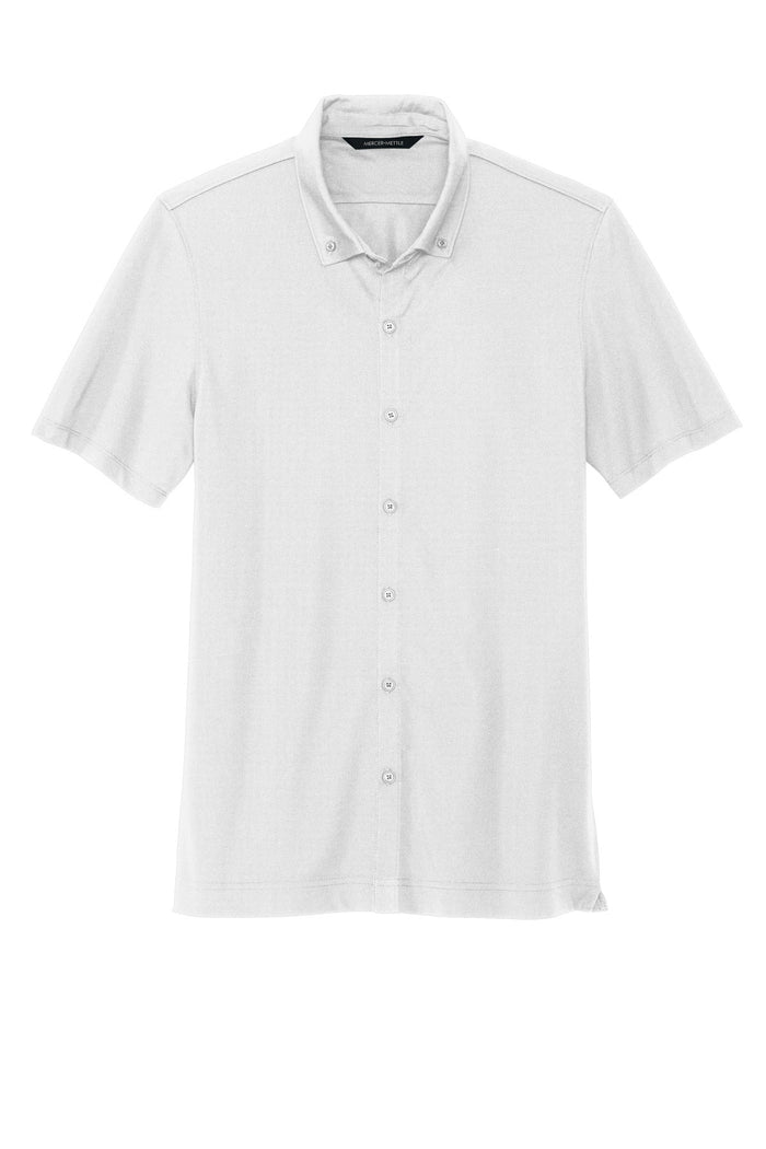 Mercer+Mettle MM1006 Stretch Pique Full-Button Polo