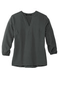 Mercer+Mettle MM2011 Women's Stretch Crepe 3/4-Sleeve Blouse