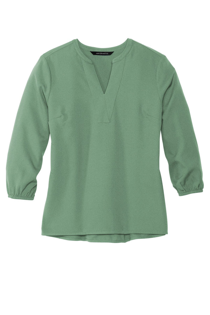 Mercer+Mettle MM2011 Women's Stretch Crepe 3/4-Sleeve Blouse