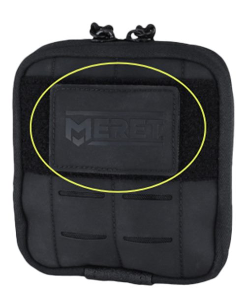 MERET SPBK10 Small Blank Black Patch - Qty 10