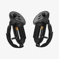 ACS07550 - Meta Quest 3 Case Silicone Fit in Black showing the front and side with strap and visible battery slot