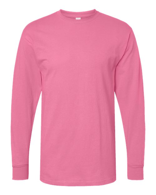 M&O 4820 Unisex Gold Soft Touch Long Sleeve T-Shirt