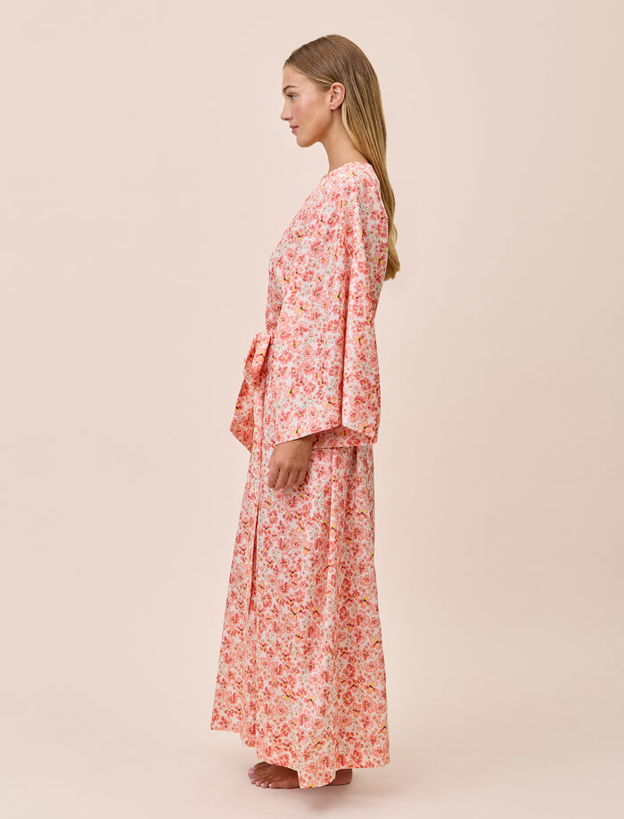 Molly Sims Cotton Kimono Maxi Robe
