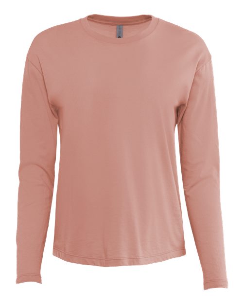 Next Level 3911 Women's Cotton Relaxed Long Sleeve T-Shirt