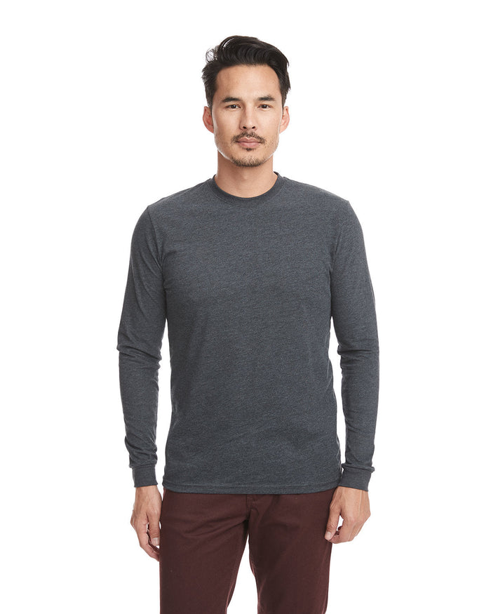 Next Level 6411 Unisex Sueded Long-Sleeve Crew