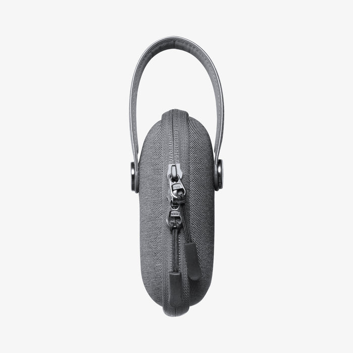 AGP10204 - Nintendo Switch 2 Klasden Pouch Renewed in Charcoal Gray showing the side near the strap