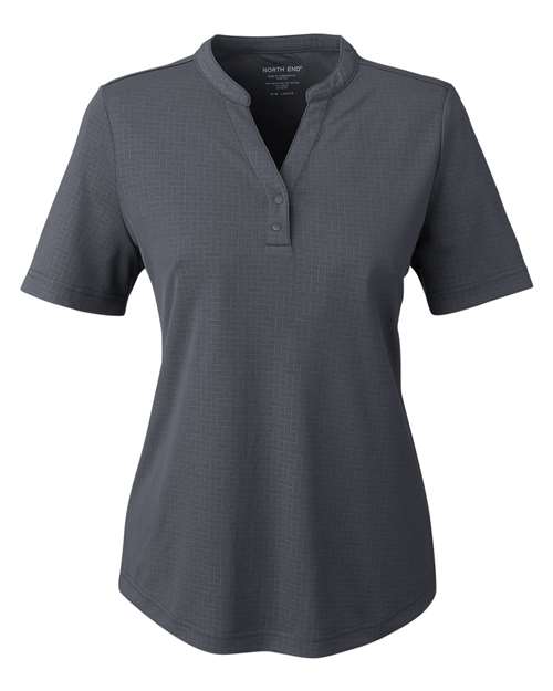 North End NE102W Women's Replay Recycled Polo