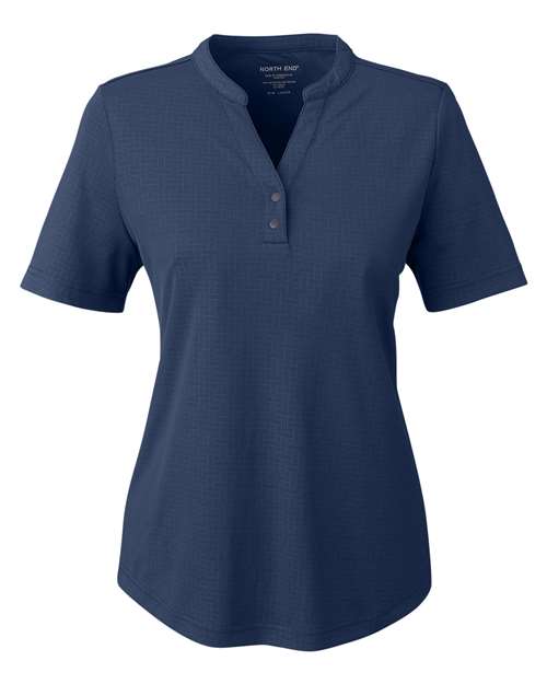 North End NE102W Women's Replay Recycled Polo