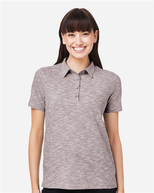 North End NE115W Women's Eclipse Jacquard Polo