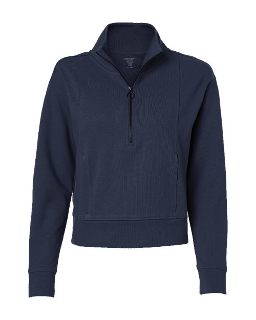 North End NE220W Women's Mantra Half-Zip Ottoman Pullover