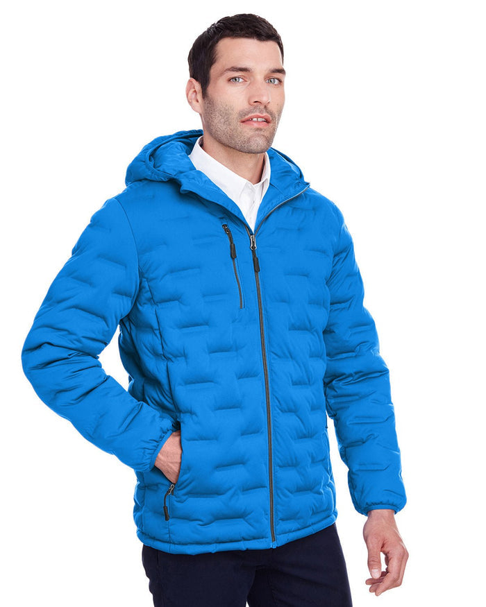 North End NE708 Men's Loft Puffer Jacket - Ninja Transfers