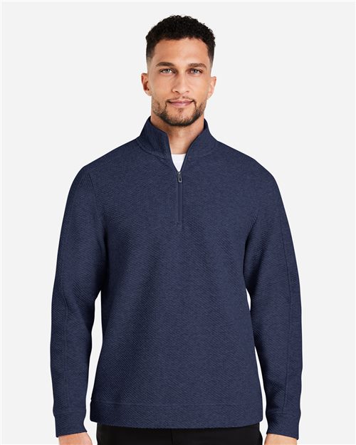 North End NE725 Men's Spirit Textured Quarter-Zip Pullover