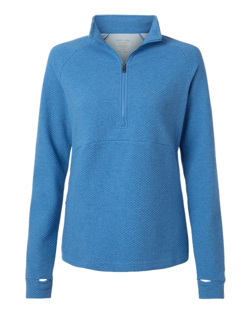 North End NE725W Women's Spirit Textured Quarter-Zip Pullover