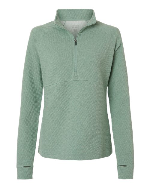 North End NE725W Women's Spirit Textured Quarter-Zip Pullover
