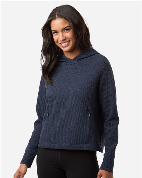 North End NE729W Women's Spirit Textured Hooded Pullover