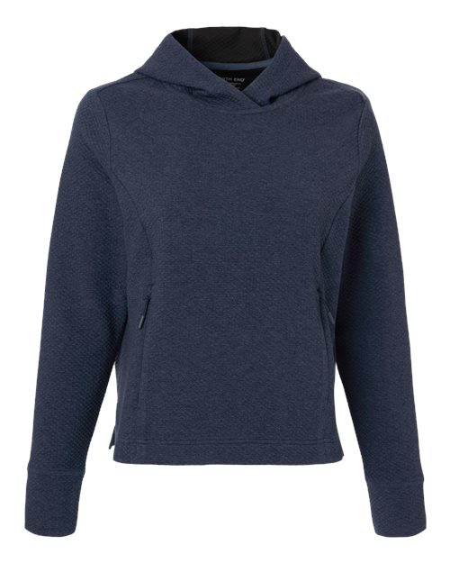 North End NE729W Women's Spirit Textured Hooded Pullover
