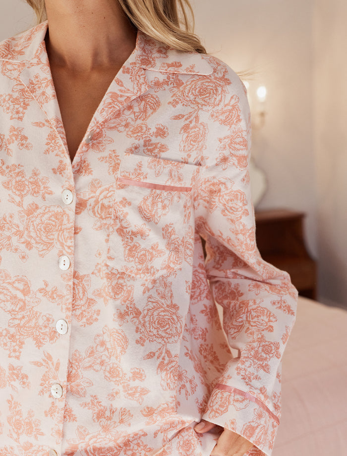 Nostalgia Cozy Full Length PJ Set