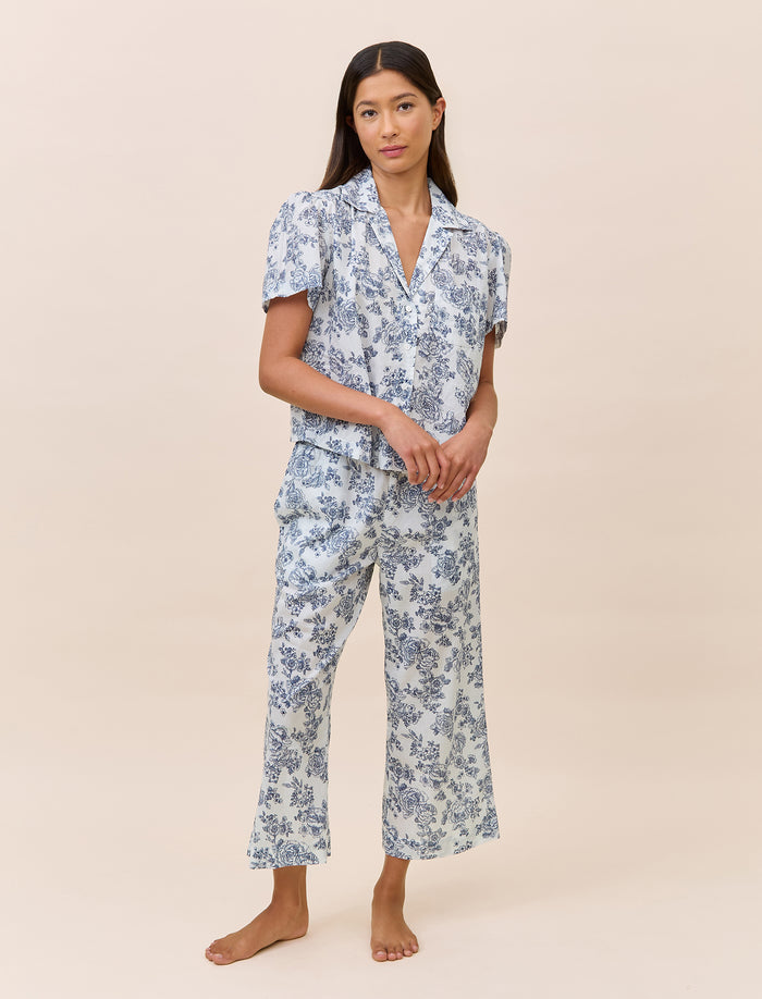 Nostalgia Crop PJ Set