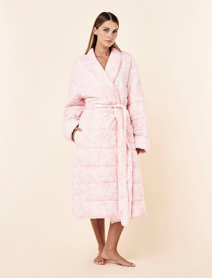 Nostalgia Cuddle Puffer Robe