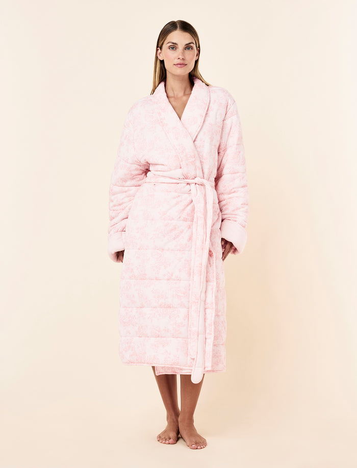 Nostalgia Cuddle Puffer Robe