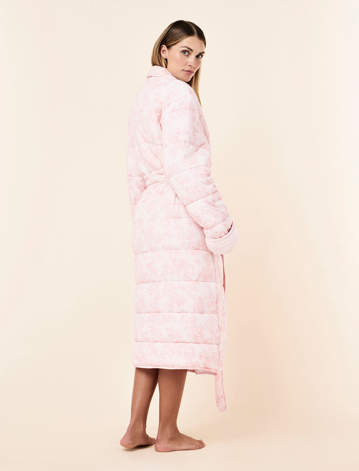 Nostalgia Cuddle Puffer Robe