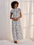 Nostalgia Shirred Neck Maxi Nightgown