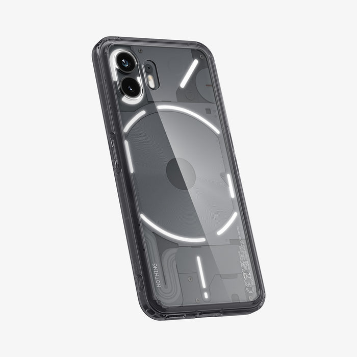 ACS06542 - Nothing Phone 2 Case Ultra Hybrid showing the back and side