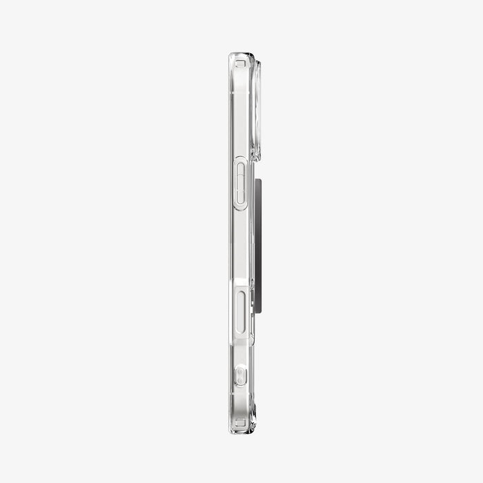 AMP10195 - O-Mag Slim Dual pop (MagFit) in Marble Gray showing the side