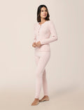 Olivia Cable Pointelle Full Length PJ Set