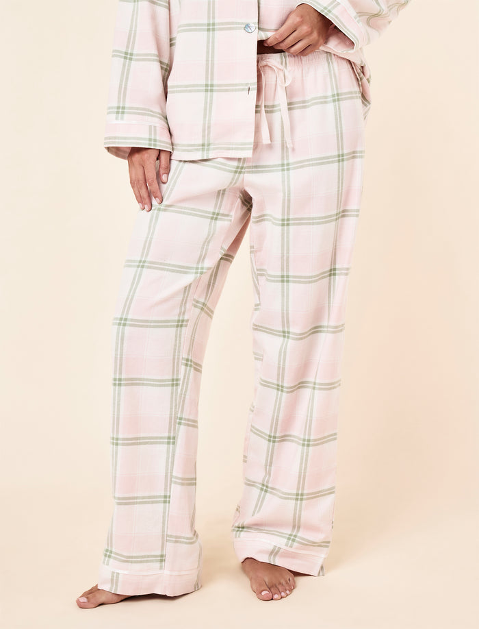 Organic Cotton Plaid Cozy PJ Set