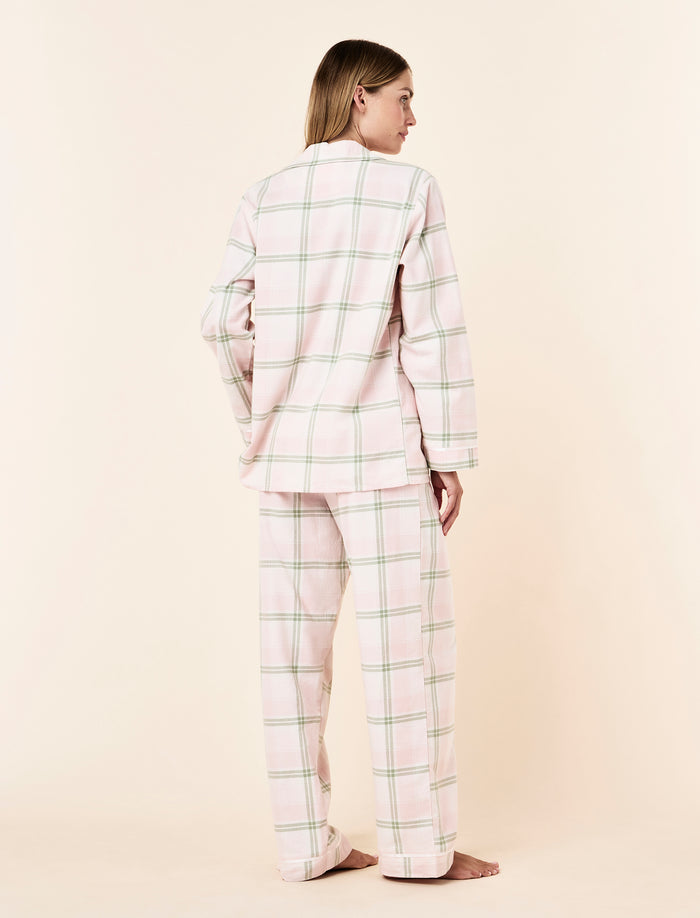 Organic Cotton Plaid Cozy PJ Set