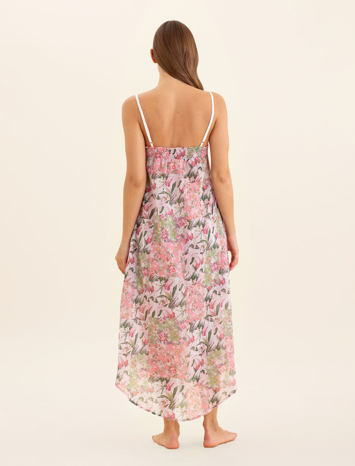Palisades Lace Front Maxi Nightgown