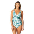 PALM TOILE AMBER V-NECK TANKINI TOP