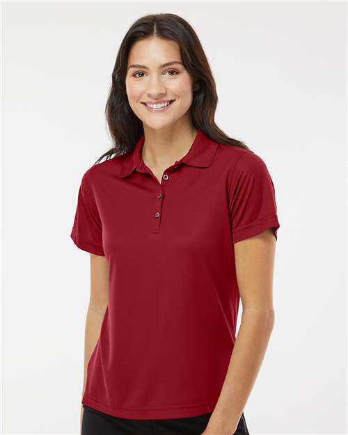 Paragon 104 Women's Saratoga Performance Mini Mesh Polo - Ninja Transfers