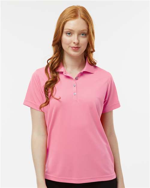 Paragon 104 Women's Saratoga Performance Mini Mesh Polo - Ninja Transfers