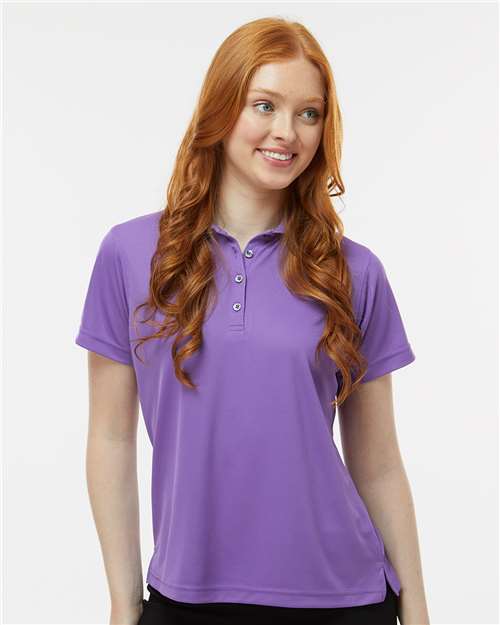 Paragon 104 Women's Saratoga Performance Mini Mesh Polo - Ninja Transfers
