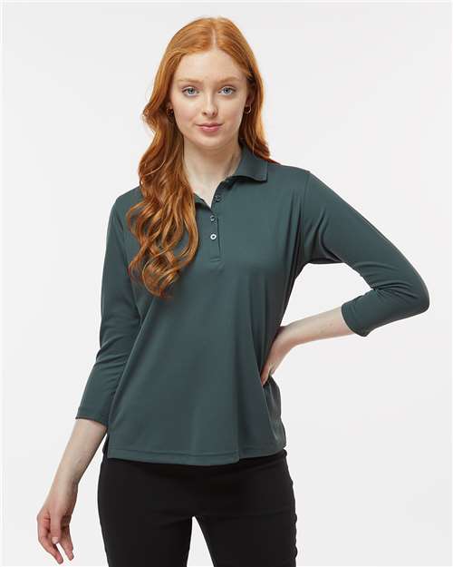 Paragon 120 Women's Lady Palm Three-Quarter Sleeve Polo