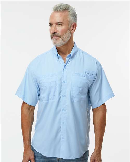 Paragon 700 Hatteras Performance Short Sleeve Fishing Shirt - Ninja Transfers