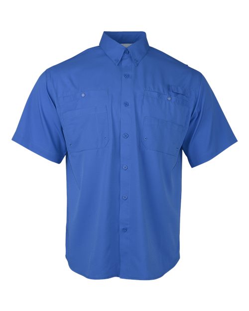 Paragon 700 Hatteras Performance Short Sleeve Fishing Shirt - Ninja Transfers