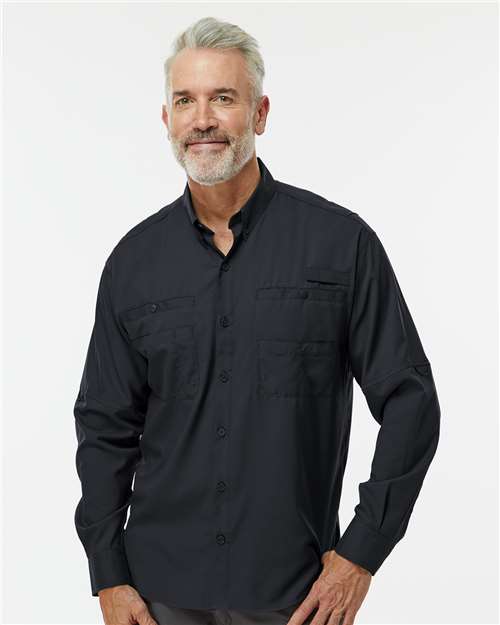 Paragon 702 Kitty Hawk Performance Long Sleeve Fishing Shirt - Ninja Transfers