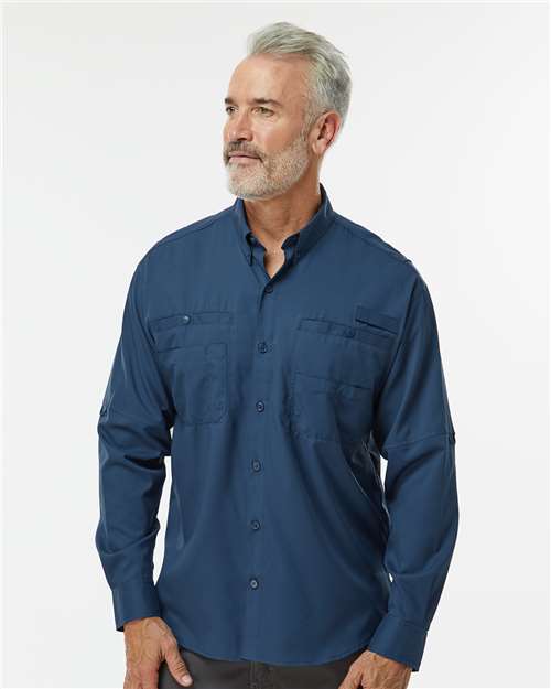 Paragon 702 Kitty Hawk Performance Long Sleeve Fishing Shirt - Ninja Transfers
