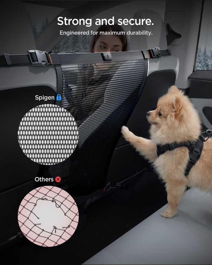 ACP11156 - Pet Car Backseat Barrier | PS200 in Black showing strong and secure
