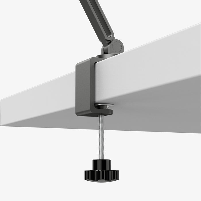 AMP09694 - Phone OneTap Clamp (MagFit) in Space Gray showing the adjustable bottom