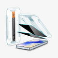 AGL09313 - Pixel 10 Pro XL GLAS.tR EZ Fit Privacy Screen Protector showing the device, screen protectors, ez fit tray