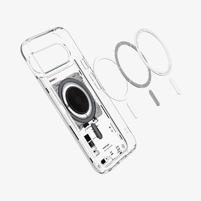 ACS09727 - Pixel 10 Pro XL Case Ultra Hybrid Neo One (MagFit) showing the magnet ring layers