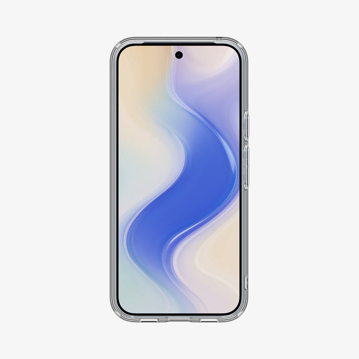 ACS09738 - Pixel 10 Pro XL Case Ultra Hybrid in crystal clear showing the front