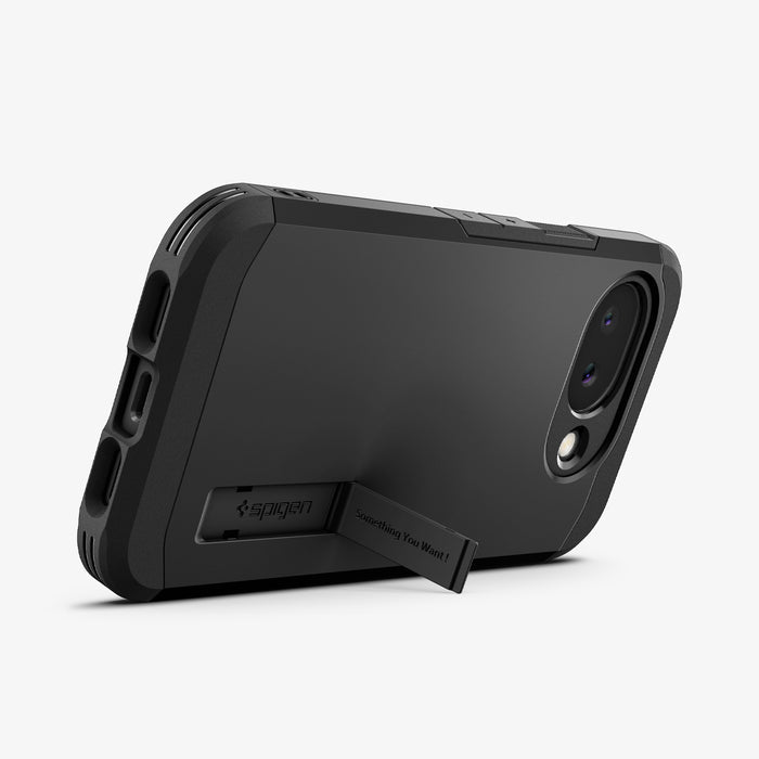 ACS11280 - Pixel 10a Tough Armor (Mag Fit) in Black showing the back stand
