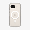 ACS11276 - Pixel 10a Ultra Hybrid Metal Ring (Mag Fit) in Clear White showing the back